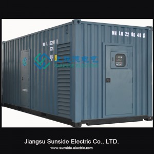 three phase silent electric generator set